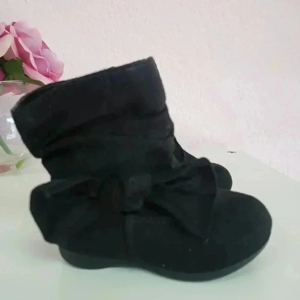 Wonder Nation Toddler Girl Bow Slouch Boot Size 2